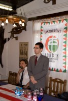 Jobbik fórum Novák Előddel Fotó: Jászberény Online
